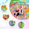 DREAMVAN Inflatable Bounce House with Blower, Bouncy Castle/Waterslide & Pool for Wet Dry Combo, Fun Bounce Area with Basketball Hoop Jumping Castle for Kids 3-10 Backyard view 3