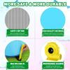 DREAMVAN Inflatable Bounce House with Blower, Bouncy Castle/Waterslide & Pool for Wet Dry Combo, Fun Bounce Area with Basketball Hoop Jumping Castle for Kids 3-10 Backyard view 4