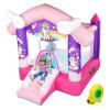 JOYMOR Pink Inflatable Bounce House with Slide, Unicorn Theme Princess, for Girls Outdoor and Indoor Use, Pink Bounce House for Kids 3-6 (Blower Included) view 1