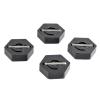 4Pcs Metal Wheel Hex Hubs with Axle Pins for Traxxas 1/16 E-Revo Slash 4WD Summit VXL RC Car Vehicle view 2