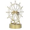 Electronic Ferris Wheel Toy, Magnetic Rotation Perpetual Motion Ferris Wheel Ball Home Decoration Gold view 1