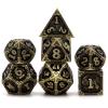 PJOY D&D Dice Set Dragon Metal DND Dice Set Antique Bronze with Case for RPG Role Playing Games Compatible with Dungeons and Dragons Gift TTRPG view 1