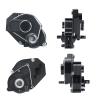MOHERO Aluminum Complete Transmission Gearbox Case with Gear for 1/24 Axial SCX24 Deadbolt Wrangler Gladiator Bronco Upgrade Parts (Black) view 3