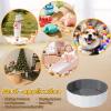 Ball Pit for Toddlers Babies Dogs Cats Iinfant Children, Foldable Ball Pits Play Tent, Crawl Playpen Ball Pool with Storage Bag, Surprise for Boys Girls Festival (Balls Not Included), White view 4