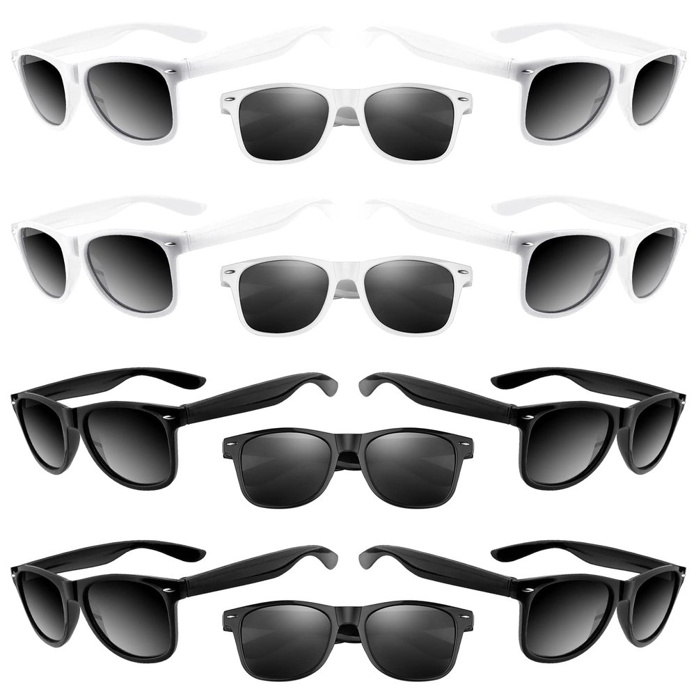 ASTARON 12 Pack Party Favors Sunglasses Bulk Neon Party Favors for Beach Wedding Party Pool Party Supplies