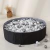 Ball Pit for Toddlers Babies Dogs Cats Iinfant Children, Foldable Ball Pits Play Tent, Crawl Playpen Ball Pool with Storage Bag, Surprise for Boys Girls Festival (Balls Not Included), Black view 2