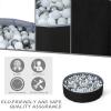 Ball Pit for Toddlers Babies Dogs Cats Iinfant Children, Foldable Ball Pits Play Tent, Crawl Playpen Ball Pool with Storage Bag, Surprise for Boys Girls Festival (Balls Not Included), Black view 3