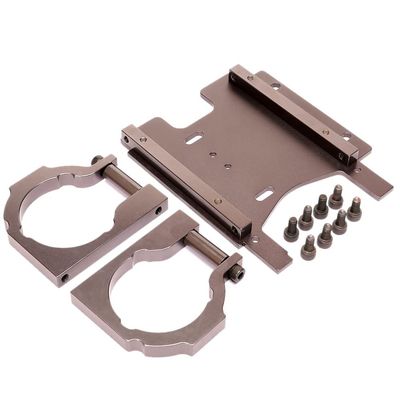 XBERSTAR Aluminum Alloy Motor Mount Plate Brace for Savage Flux HP for Savage Flux HP RTR Electric Big Foot car (siliver)