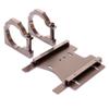 XBERSTAR Aluminum Alloy Motor Mount Plate Brace for Savage Flux HP for Savage Flux HP RTR Electric Big Foot car (siliver) view 2