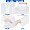 Tarpop 16 Pcs Lab Coat Costume Kit for Kids Doctor Coat Glasses ID Card for Projects Scientist Costume Halloween Christmas Cosplay (XL) view 2