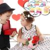 OuMuaMua Valentines Gift for Kids Classroom - 30 Pack Valentines Exchange Cards with Zipper Bracelets for School Class Exchange Gifts, Toddlers Girls Boys Valentines Gifts view 2