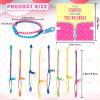 OuMuaMua Valentines Gift for Kids Classroom - 30 Pack Valentines Exchange Cards with Zipper Bracelets for School Class Exchange Gifts, Toddlers Girls Boys Valentines Gifts view 3