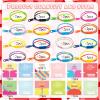 OuMuaMua Valentines Gift for Kids Classroom - 30 Pack Valentines Exchange Cards with Zipper Bracelets for School Class Exchange Gifts, Toddlers Girls Boys Valentines Gifts view 4