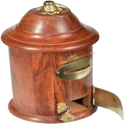 Wooden Post Office Money Bank, Piggy Bank, Money Collection Box, Coins Collection Box, Gullak (Design Post Office) Birthday Gifts for Kids, Boys, Girls & Adult