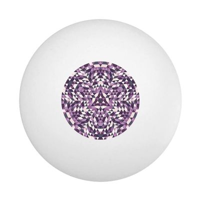 Uberpong Purple Kaleidoscope Ping Pong Ball - Pack of 10