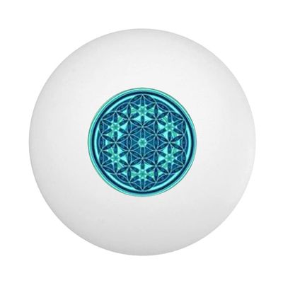 Green Kaleidoscope Ping Pong Ball - Pack of 10