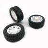 10pcs Toy Car Wheels 20mm Rubber Tire for 2mm Shaft DIY Model Accessories view 3