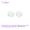 DMiotech 20 Pack 10 Teeth Plastic Gears Model Reduction Gear Plastic Worm Gears for DIY Model view 4