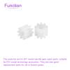 DMiotech 50 Pack 10 Teeth Plastic Gears Model 102A Reduction Gear Plastic Worm Gears for DIY Cars, Robots, Model Making view 4