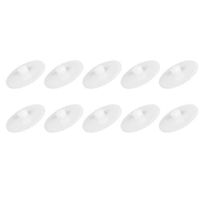 DMiotech 50 Pack 50 Teeth Plastic Gears Model 50102A Reduction Gear Plastic Worm Gears for DIY Cars, Robots, Model Making