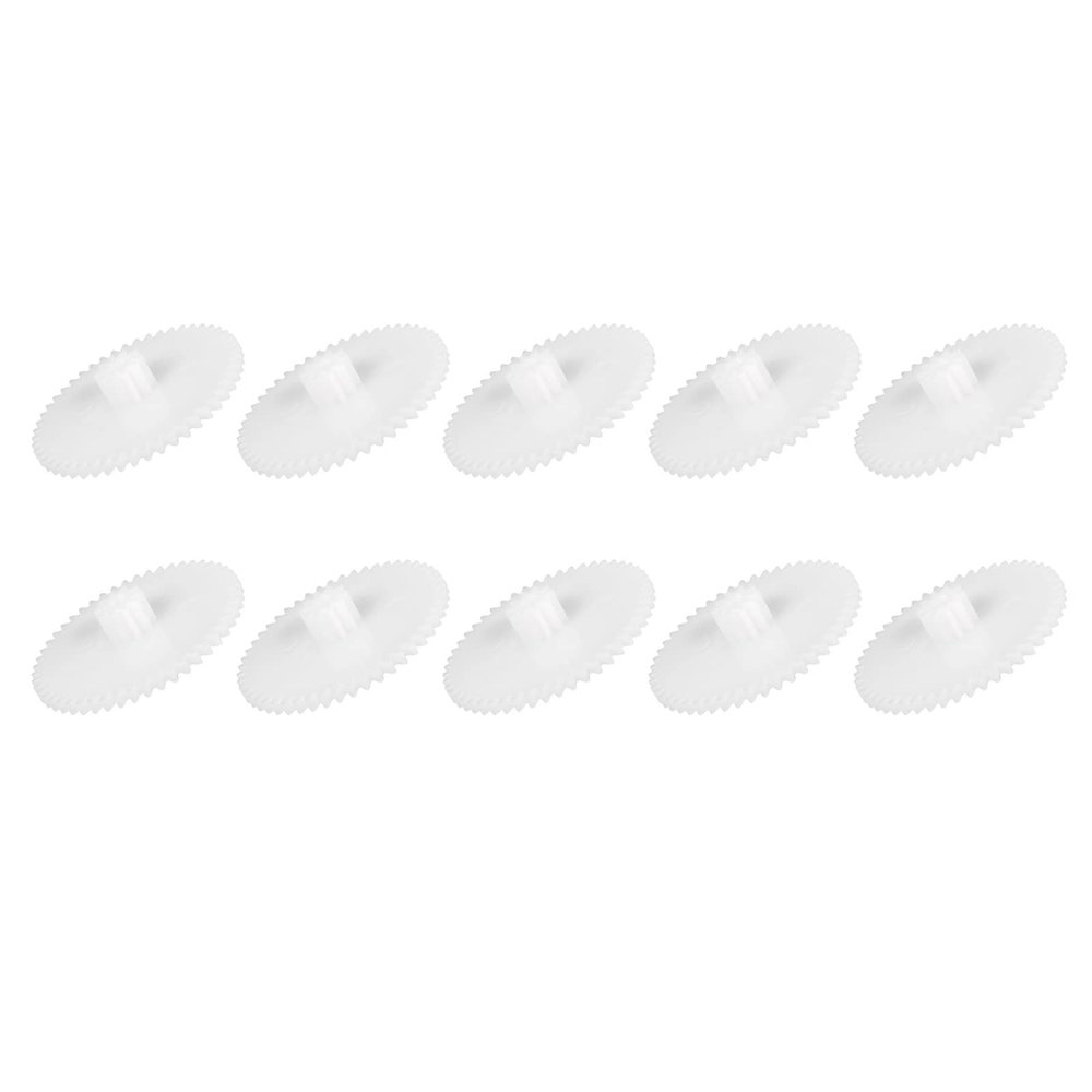 DMiotech 50 Pack 50 Teeth Plastic Gears Model 50102A Reduction Gear Plastic Worm Gears for DIY Cars, Robots, Model Making