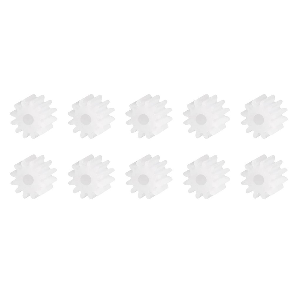 DMiotech 40 Pack 12 Teeth Plastic Gears Model 122A Reduction Gear Plastic Worm Gears for DIY Cars, Robots, Model Making