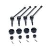 NORMICHIC RC Car CVD Drive Shaft and 12MM Wheel Hub Hex for WLtoys 1/14 144010 144001-02, 1/12 Scale RC Model Upgrade Parts (Black) view 1