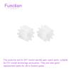 DMiotech 30 Pack 10 Teeth Plastic Gears Model 102A Reduction Gear Plastic Worm Gears for DIY Craft Subjects view 4