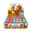 TINYMILLS 24 Pcs Western Black Cowboy Cowgirl Stampers for Kids Birthday Party Goody Bag Filler Pinata Filler view 1
