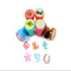TINYMILLS 24 Pcs Western Black Cowboy Cowgirl Stampers for Kids Birthday Party Goody Bag Filler Pinata Filler view 2