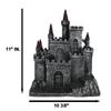 Ebros Gift Medieval Mini Dragons Guarding King's Landing Castle Fortress Display Stand Figurine Set 11" Tall Consisting of 12 Colorful Miniature Dragons and Rocky Castle Display Setup view 2