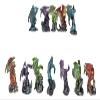 Ebros Gift Medieval Mini Dragons Guarding King's Landing Castle Fortress Display Stand Figurine Set 11" Tall Consisting of 12 Colorful Miniature Dragons and Rocky Castle Display Setup view 4