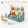 PairPear Flower Garden Toy Playset,Toddlers Wooden Toys Play Food Set for Girls Boys 3 Years and Up view 3