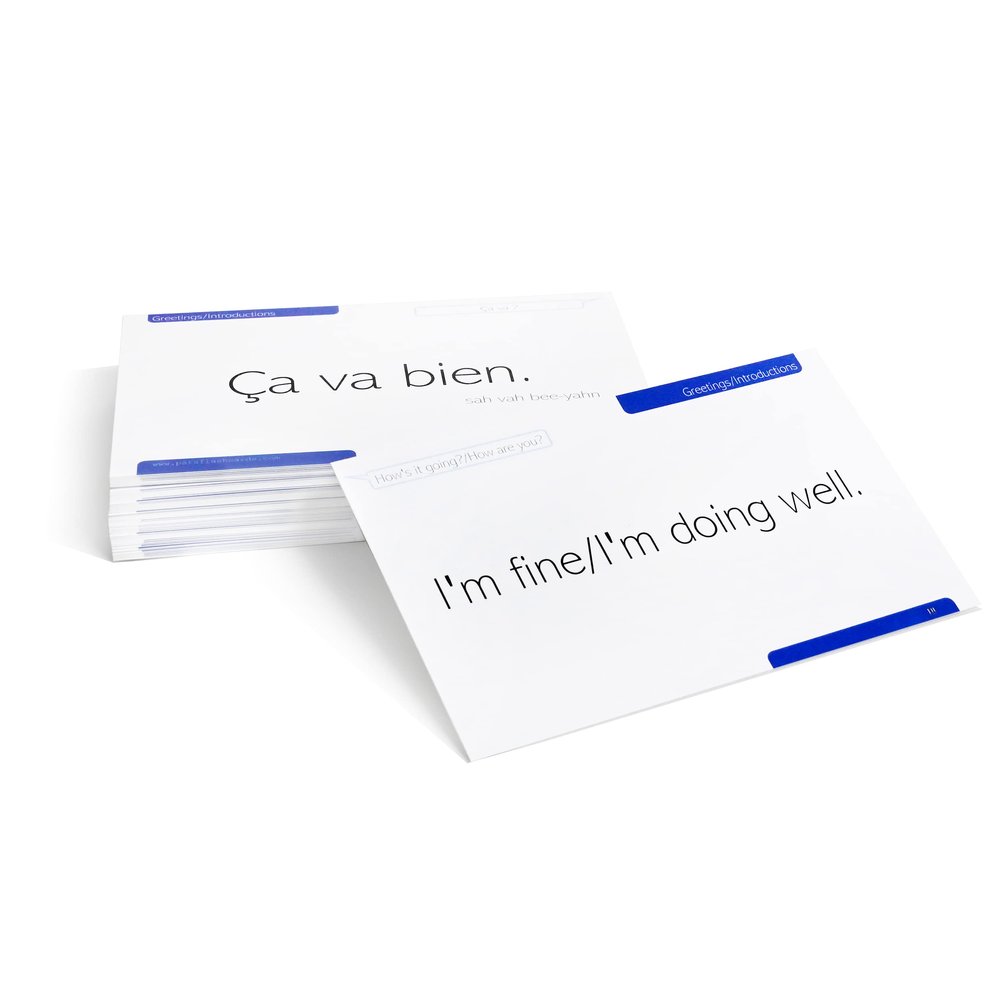 Pat's Flash Cards French Grammar, Pronunciations and Phrases Flash Cards (Basic Phrases)