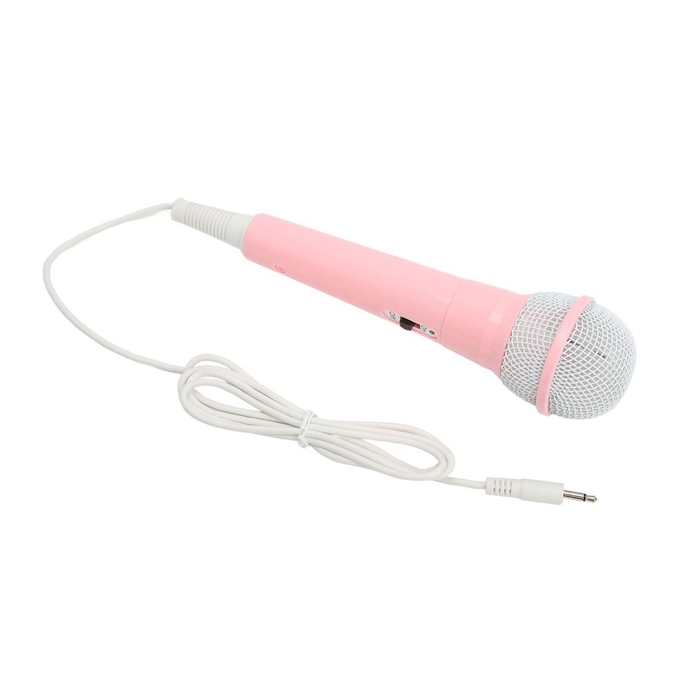 GOWENIC Kids Handheld Wired Microphone, 3.5mm Jack, Portable, Karaoke Machine Mic, Ideal Kids Gift