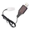 Juvielich 2pcs L6.2-2P USB Charger Cable 4.8v 250MA Output Ni-Cd Ni-Mh Battery Pack for RC Excavator RC Cars view 1