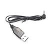 Juvielich 2Pcs 3.5 Elbow USB Charger Cable 3.6V 250MA for RC Cars Toy Ni-Cd Ni-Mh Battery Charger view 1