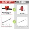 EDOSTORY 120 Feet Backyard Zip Line Kit for Kids and Adult Outdoor Up to 330lb with Stainless Steel Ziplines Spring Brake and Safety Harness, Christmas and Birthday Gifts for Kids(Red) view 4