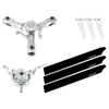 Microheli CNC Triple Carbon Plastic Blades Conversion Set - Blade Infusion 180 view 1