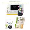 Hztyyier Electronic Perpetual Motion Swing Balance Balls Office Desk Ornament Home Decoration Gift Toy,6.5x4.3x8.1inPerpetual Motion Desk Toy Magnetic Balls, Magnetic Building Blocks view 2