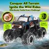 Threeking 1:16 Waterproof Monster Truck Toys RC Cars Amphibious Remote Control Car Trucks 4WD All Terrain Off-Road Pickup Toy for 6 7 8 9 10 11 12 Year Old Boys Girls Kids Gifts Presents view 3