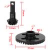 DKKY TRX4 Diff Gears Underdrive 10T 35T for Traxxas TRX4 Replacement #8288 view 3