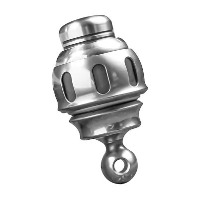 WANERSEN Mechanical Impact Egg Decompression Toy Adult Metal Fidget Toy Magnetic Coin EDC Gear Haptic Slider Father Boy for Gift