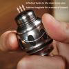 WANERSEN Mechanical Impact Egg Decompression Toy Adult Metal Fidget Toy Magnetic Coin EDC Gear Haptic Slider Father Boy for Gift view 3