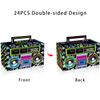 24pcs 80s 90s Novelty Party Favor Boom Boxes Back to The 80s Hip Hop Theme Retro Radio Gift Boxes for Birthday 1980 Party Pecorations view 3