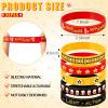 Deekin 36 Pcs Movie Night Rubber Bracelets Movie Night Decorations Elastic Silicone Wristbands Bracelets Party Decorations for Office School Birthday Gifts, 6 Designs view 2