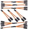 Treehobby 8PCS JR Plug Splitter,JR Male Female Y Cable,JR Y Parallel Adapter Splitter Harness Compatible with RC Model Cars or Airplanes view 1