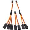 Treehobby 8PCS JR Plug Splitter,JR Male Female Y Cable,JR Y Parallel Adapter Splitter Harness Compatible with RC Model Cars or Airplanes view 4