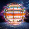 LEMATRIX Flying Orb Ball Toy, Hover Ball Boomerang Fly Fidget Spinner, Cool Toys Gifts for 6 7 8 9 10 11 12+ Years Old boy Girls Teens, Hand Mini Drone Cosmic Globe, Indoor Outdoor Toys(Orange) view 1