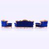 1/25 Dollhouse European Couch Settee Sofa Chair, Exquisite Design, Well Crafted, Miniature Dollhouse Accessories (Blue) view 4
